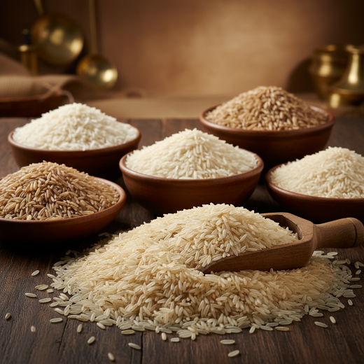 Premium Rice (Basmati, Indrani, Surti, Brown)