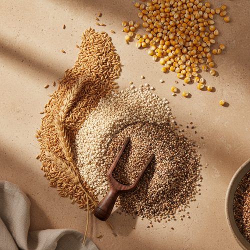 Grains & Millets (Wheat, Jowar, Maize, Indian Millets)